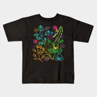 Colorful Plants Kids T-Shirt